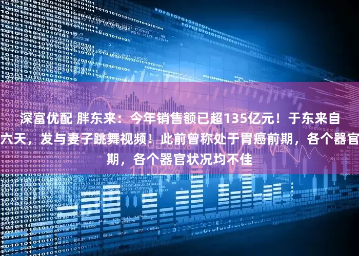深富优配 胖东来：今年销售额已超135亿元！于东来自曝做手术已六天，发与妻子跳舞视频！此前曾称处于胃癌前期，各个器官状况均不佳
